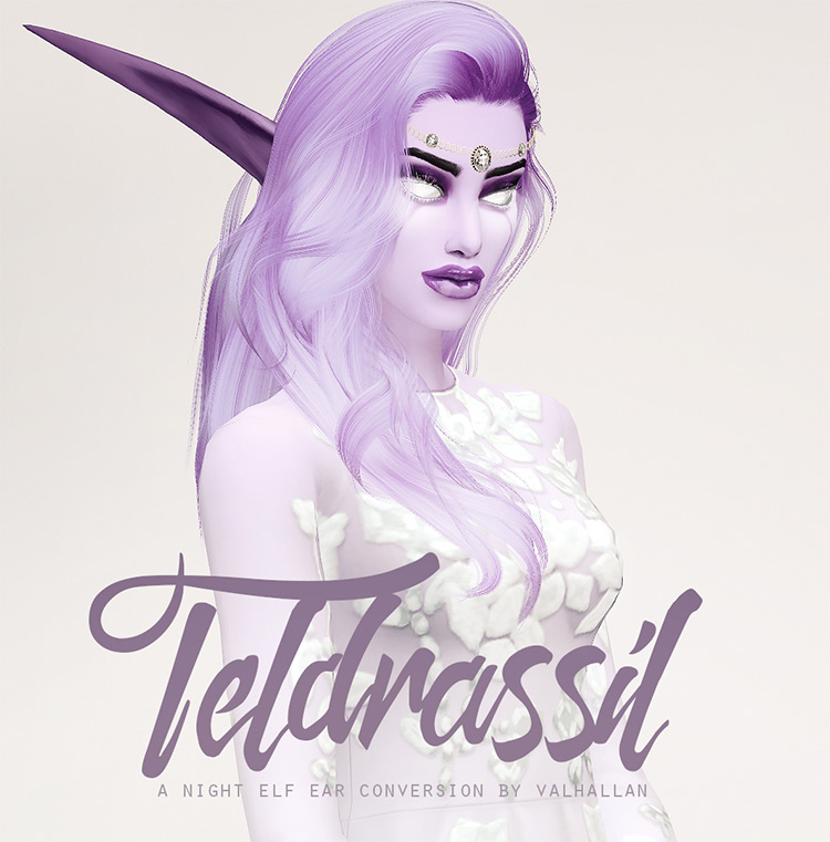 Teldrassil: A Night Elf Conversion by valhallan TS4 CC