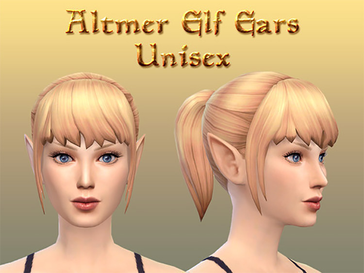 TES Altmer Elf Ears Unisex by NotEgain TS4 CC