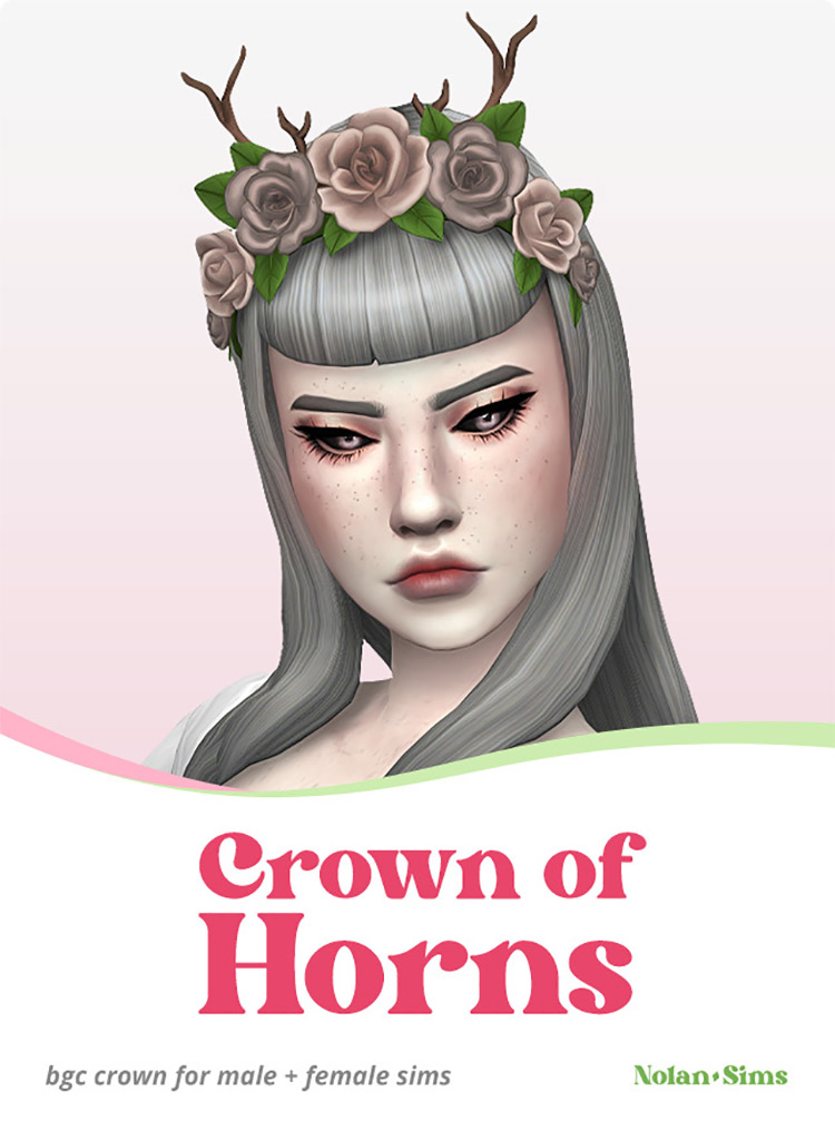 Crown of Horns by nolan-sims / TS4 CC