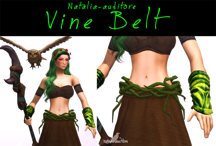Vine Belt by Natalia-Auditore TS4 CC