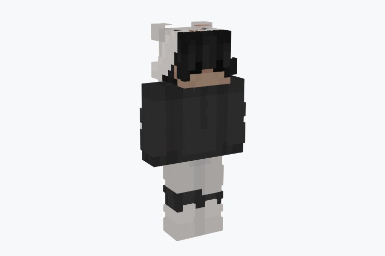 Black and White Sweater Minecraft Skin