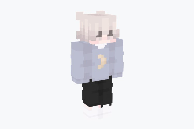 Moon Sweater (Boy) Skin For Minecraft