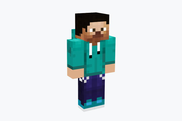 Cool Steve in a Hoodie / Minecraft Skin