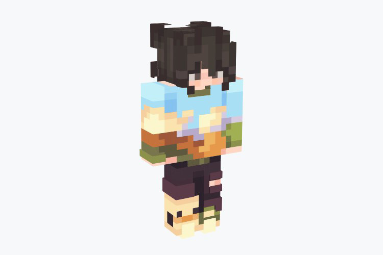 Landscape Sweater (Boy) Skin For Minecraft