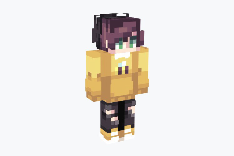Honey Sweater (Boy) Minecraft Skin