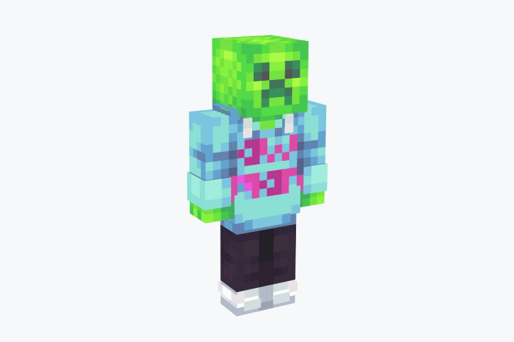 Creeper wearing a Sweater / Minecraft Skin