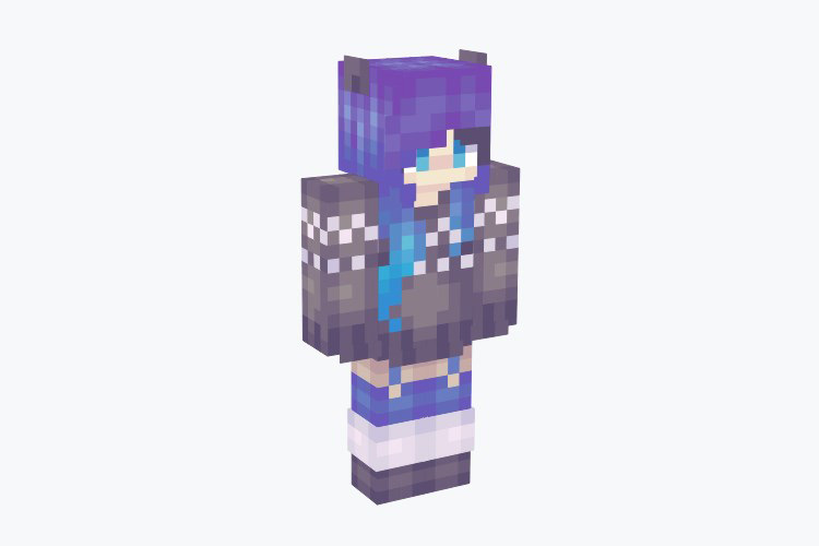 Moonlight Girl Skin For Minecraft