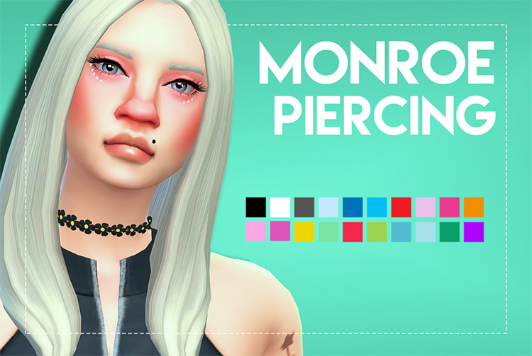 Sims 4 Maxis Match CC Lip Piercings  All Free    FandomSpot - 56