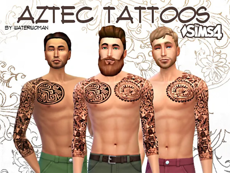 Sims 4 Male Tattoo CC  The Ultimate Collection   FandomSpot - 33