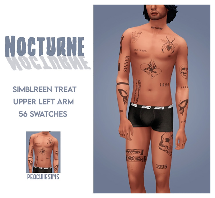 Sims 4 Male Tattoo CC  The Ultimate Collection   FandomSpot - 88