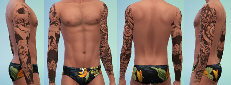 Sims 4 Male Tattoo CC  The Ultimate Collection   FandomSpot - 78