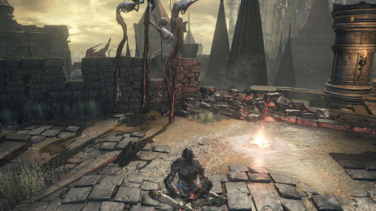The High Wall of Lothric Bonfire / DS3