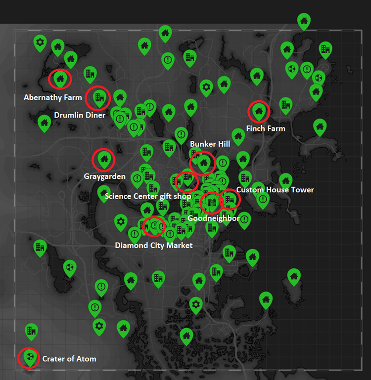 The Location of All NPCs That Sell Concrete / F4