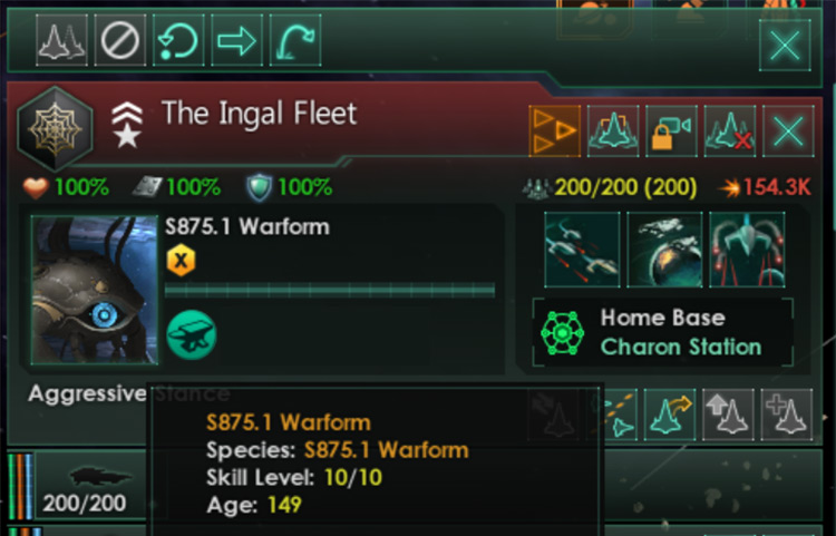 Admiral with Unyielding Trait / Stellaris