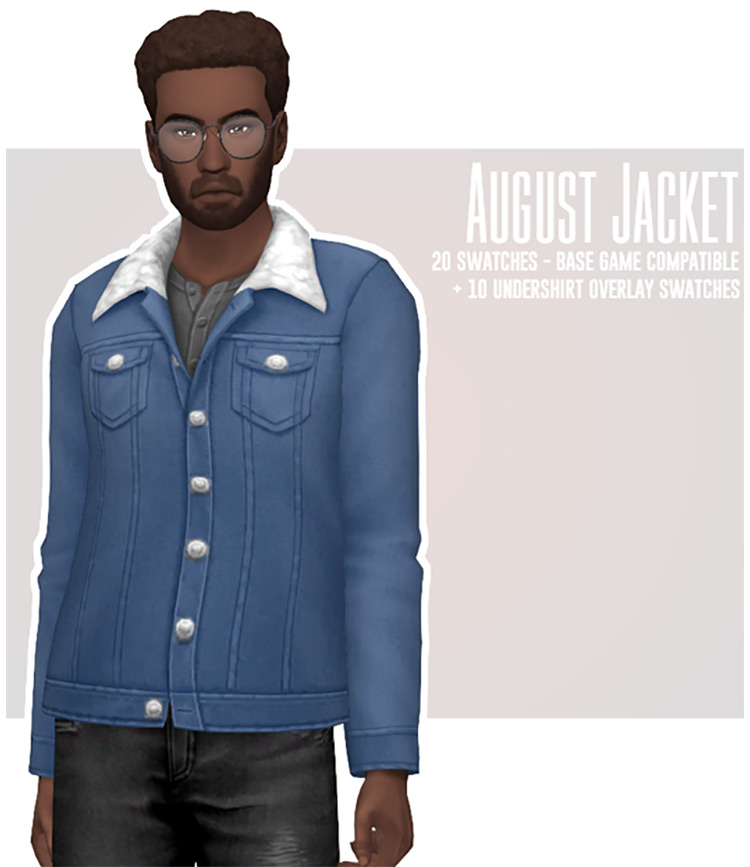August Jacket / Sims 4 CC