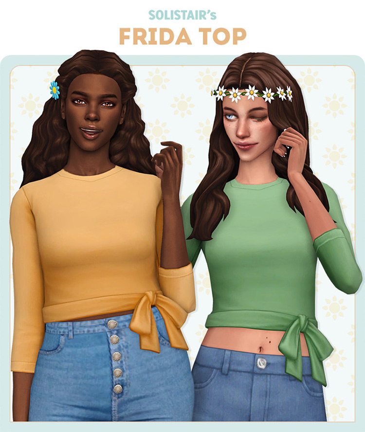 Frida Top / Sims 4 CC