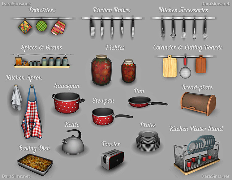 Best Restaurant Clutter CC Sets for The Sims 4   FandomSpot - 36