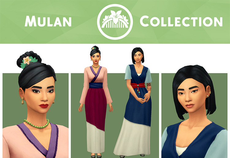 Mulan Collection / Sims 4 CC