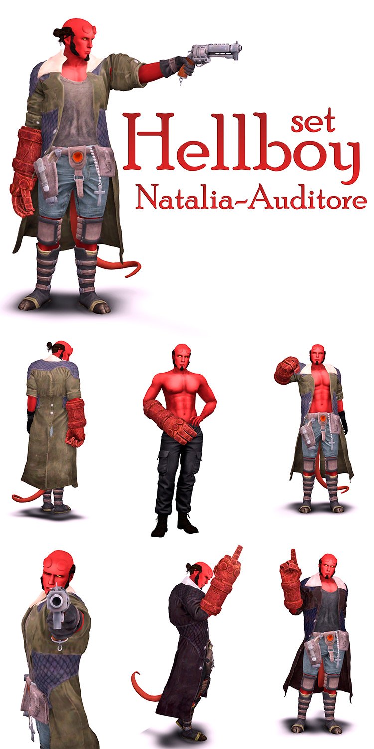 Hellboy Set / Sims 4 CC