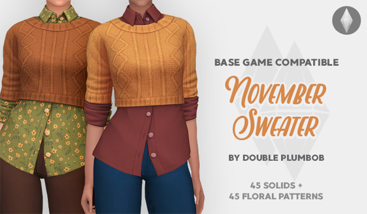 Sims 4 Maxis Match Fall Clothes CC  Guys   Girls    FandomSpot - 82