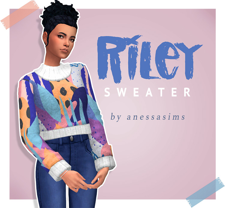 Riley Sweater / Sims 4 CC