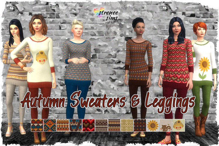 Sims 4 Maxis Match Fall Clothes CC  Guys   Girls    FandomSpot - 75