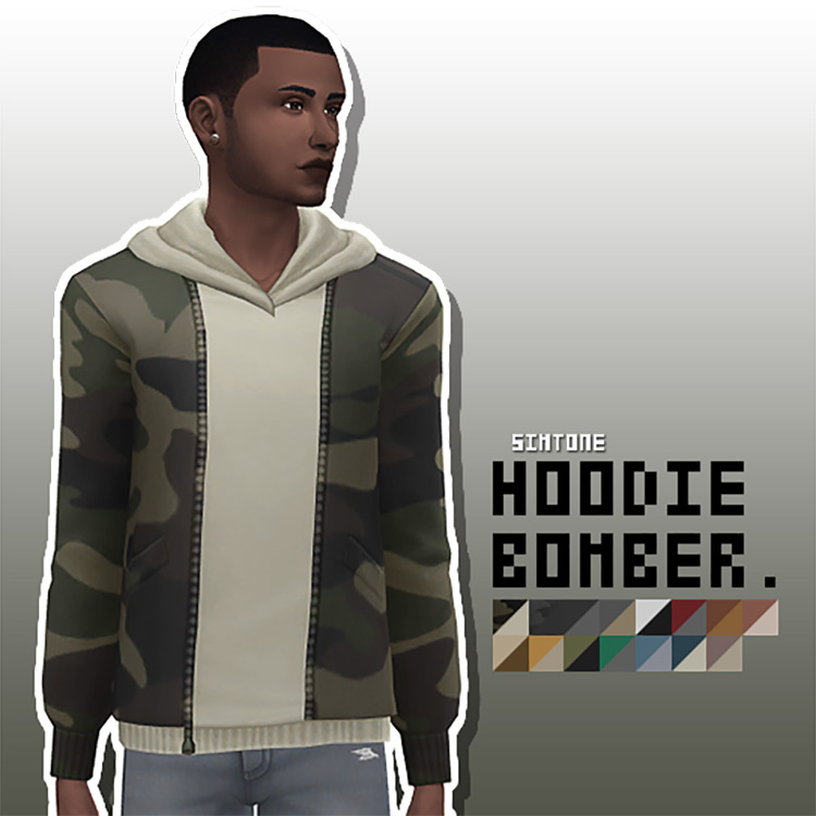 Hoodie Bomber / Sims 4 CC