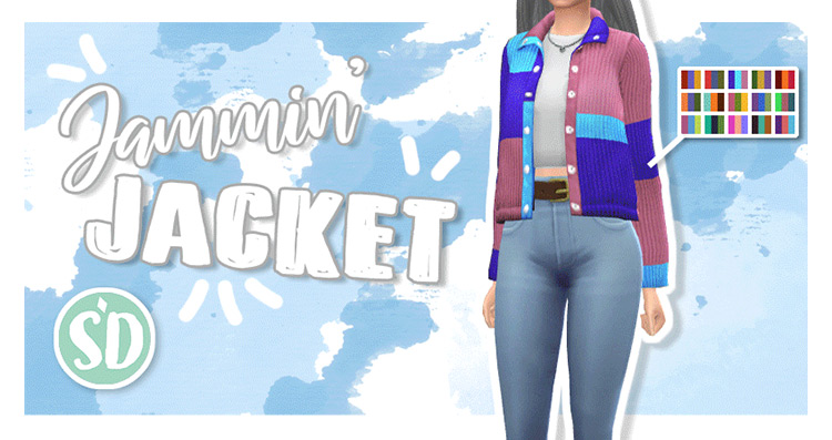 Jammin’ Jacket / Sims 4 CC