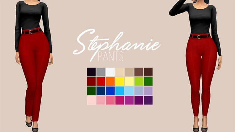 Stephanie Pants / Sims 4 CC