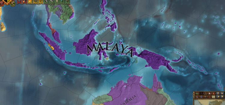 Malaya as a maritime empire in EU4