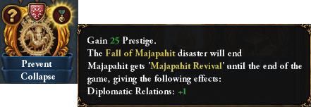 The disaster ends once you claim this mission’s rewards / EU4
