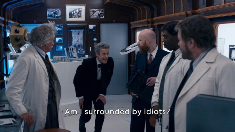 Am I surrounded by idiots? Dr Who meme