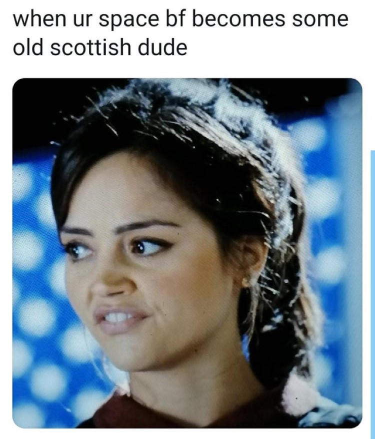 When your bf becomes an old scottish dude