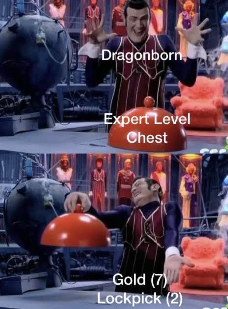 Dragonborn expert level chest, nothing inside