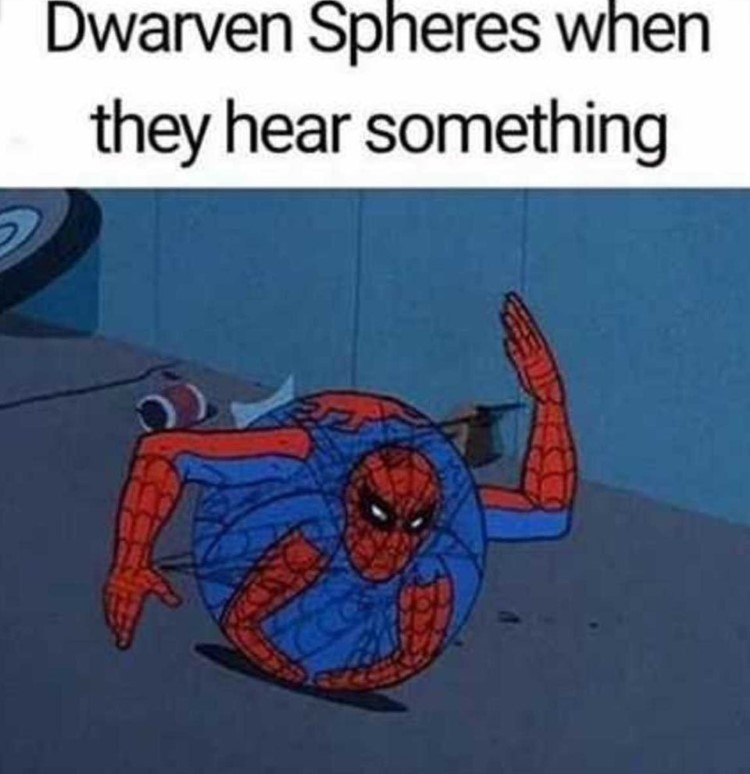 Dwarven Spheres, spiderman crossover meme