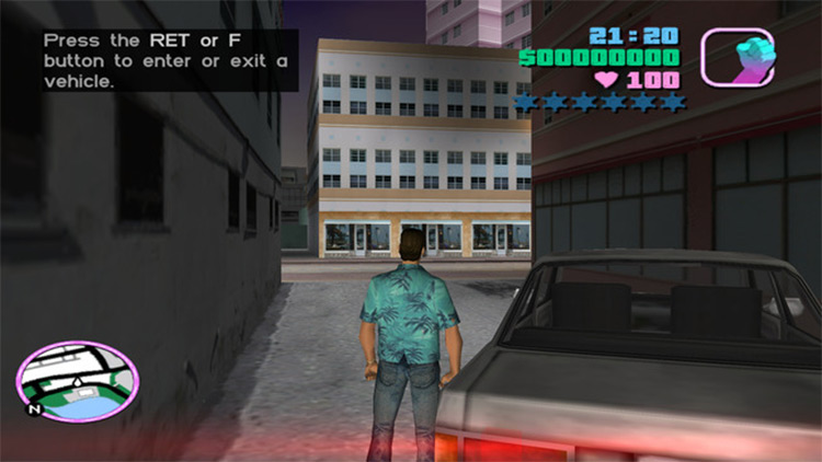 Widescreen Fix mod for Vice City