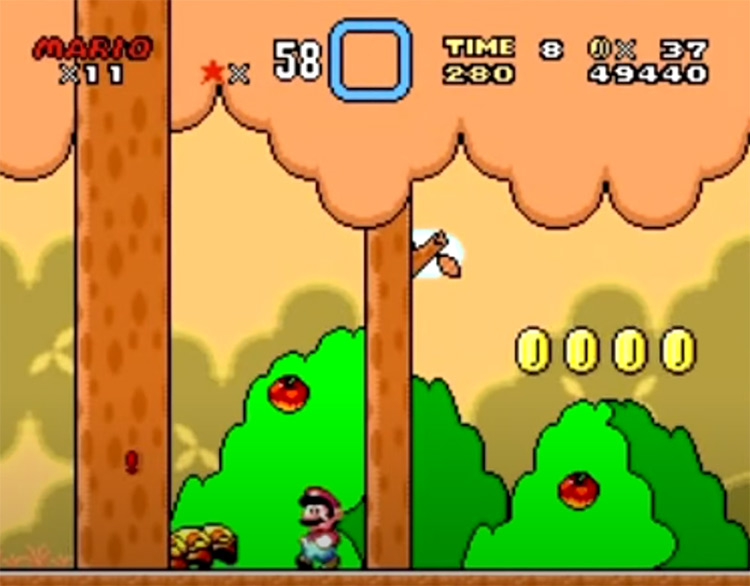 Play SNES Super Mario World Co-op Hack Online in your browser