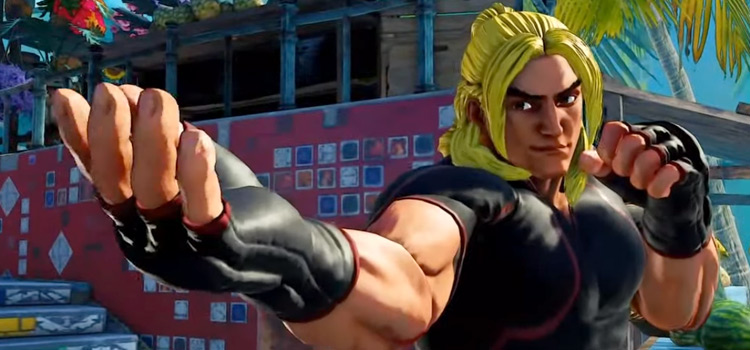 Ken Masters in Street Fighter 5 Posing