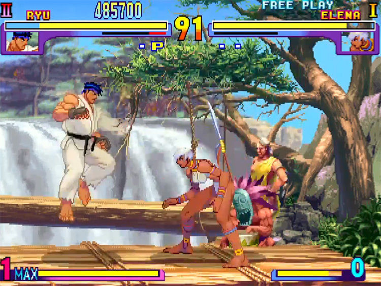 Street Fighter 30th Anniversary Collection PS4 gameplay
