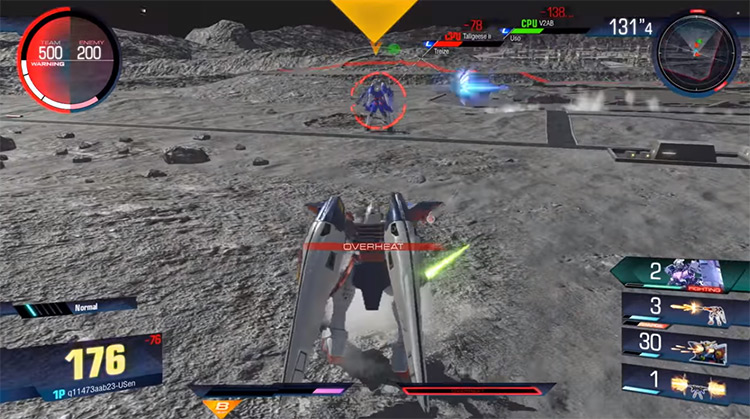 Gundam Versus PS4 gameplay