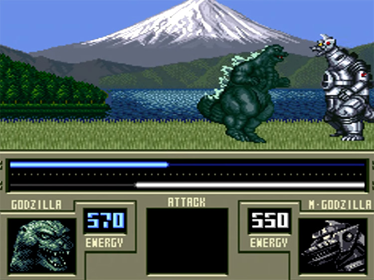 Super Godzilla 1994 Game Screenshot