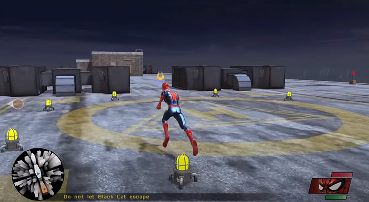 Spider-Man: Web of Shadows video game screen