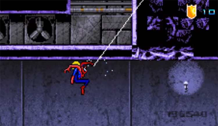 Spider-Man Gameboy Advance Screenshot