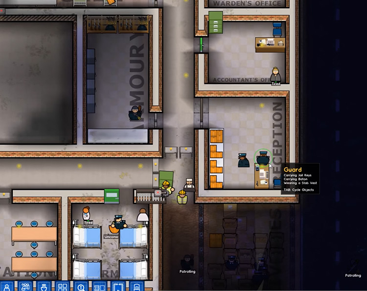 Snitch Sorter Prison Architect Mod Screenshot