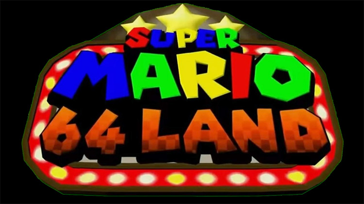 Super Mario 64 Land Super Mario 64 ROM Hack Screenshot