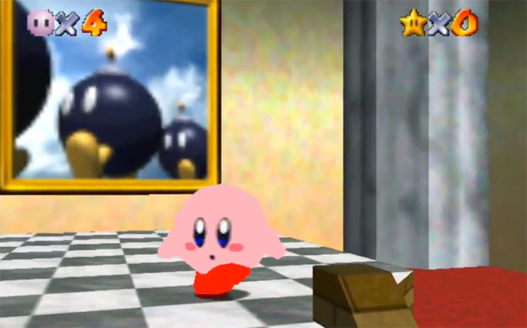Kirby Edition Super Mario 64 ROM Hack