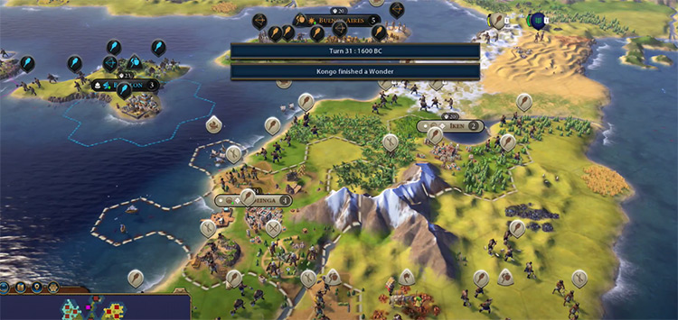 civ 5 achievements with mods