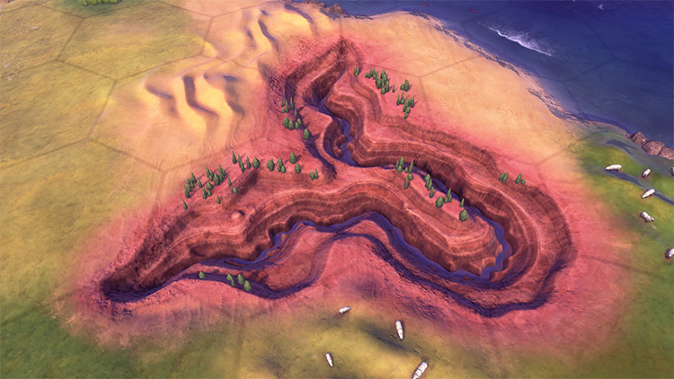 Civ6 Grand Canyon Mod