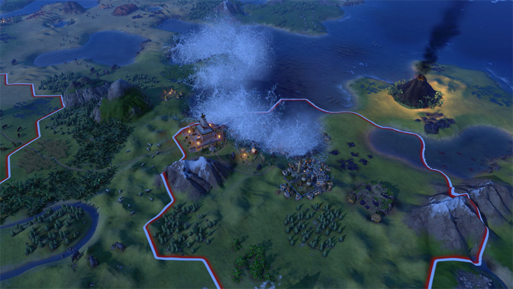 Gelombang tsunami civ6 modded