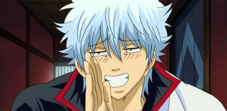 Sakata Gintoki Smiling, Gintama Screenshot